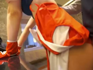 極品高顏值模特兒COS不知火與攝影師調情互動秀出美乳誘惑