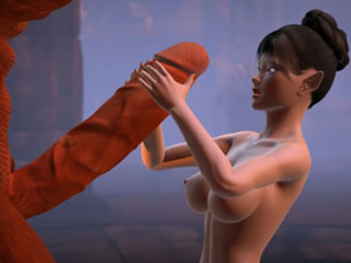 3D漫畫H漫 小精靈與超級怪物大屌